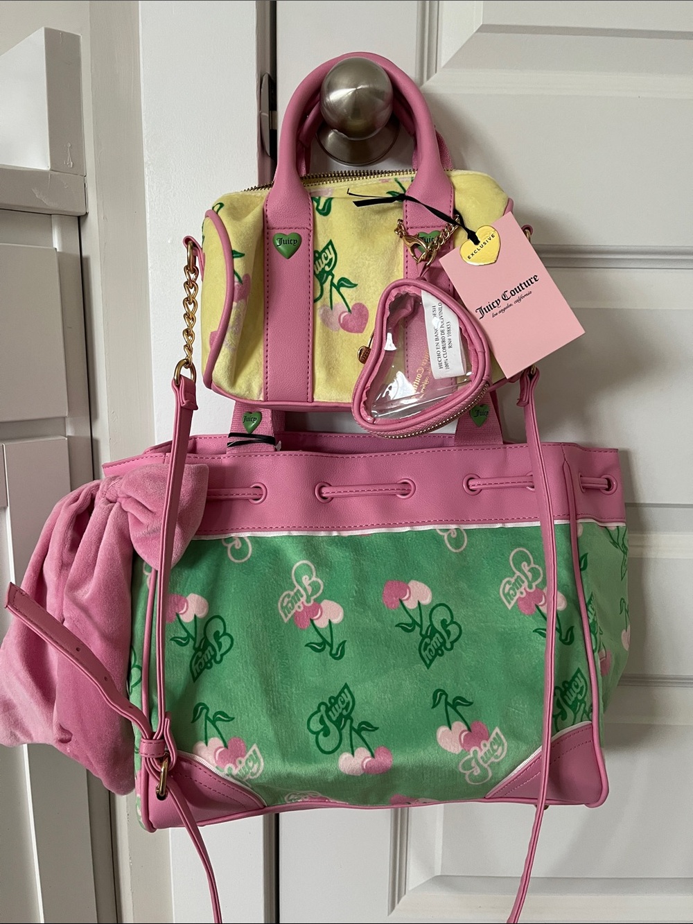 Pink & Yellow & Green & Pink Cherry Crossbody & Daydreamer Y2K